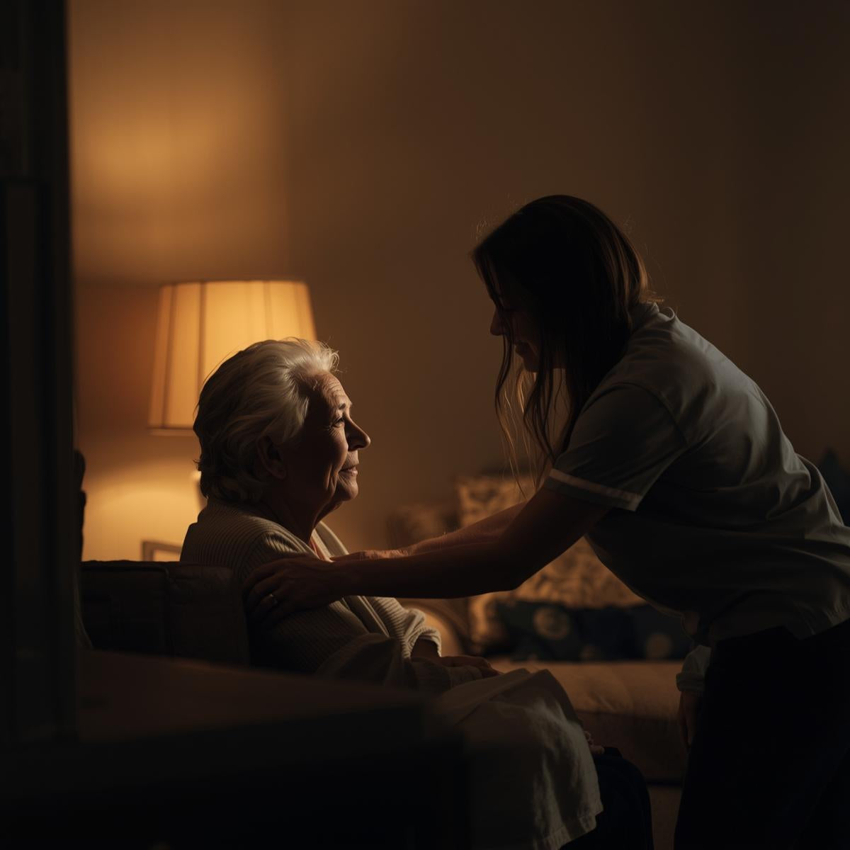 gentle at-home red light therapy comfort routine therapy for seniors with dementia