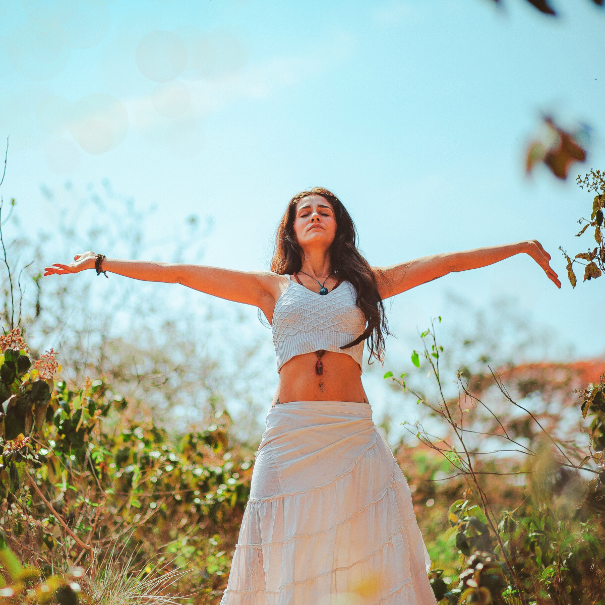 enjoying natural sunlight outdoors in a safe and balanced way