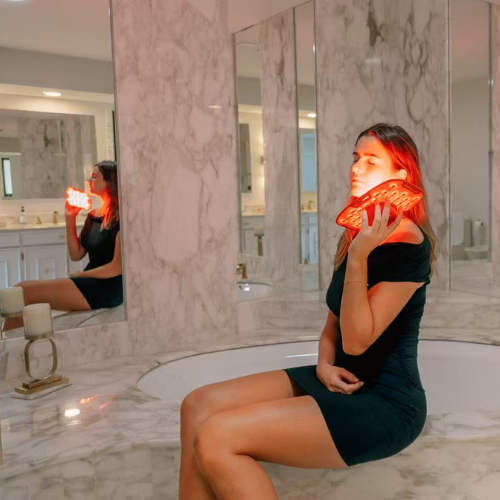 Portable Red Light Therapy Device for Skin Tone