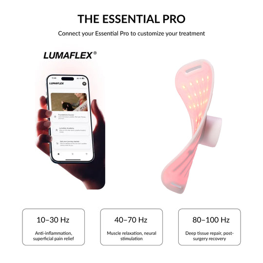 Lumaflex Essential Pro adjustable pulse setting