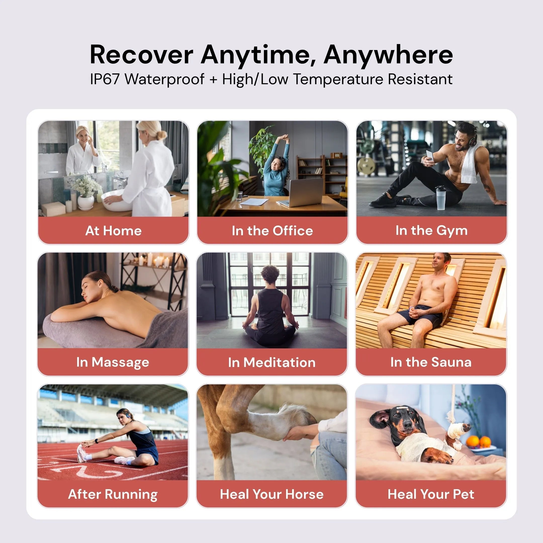 Recover Anytime, Anywhere - IP67 Waterproof + High/Low Temperature Resistant