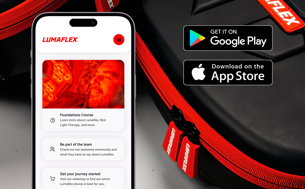 The Lumaflex Body Pro can be personalized through the Lumaflex App